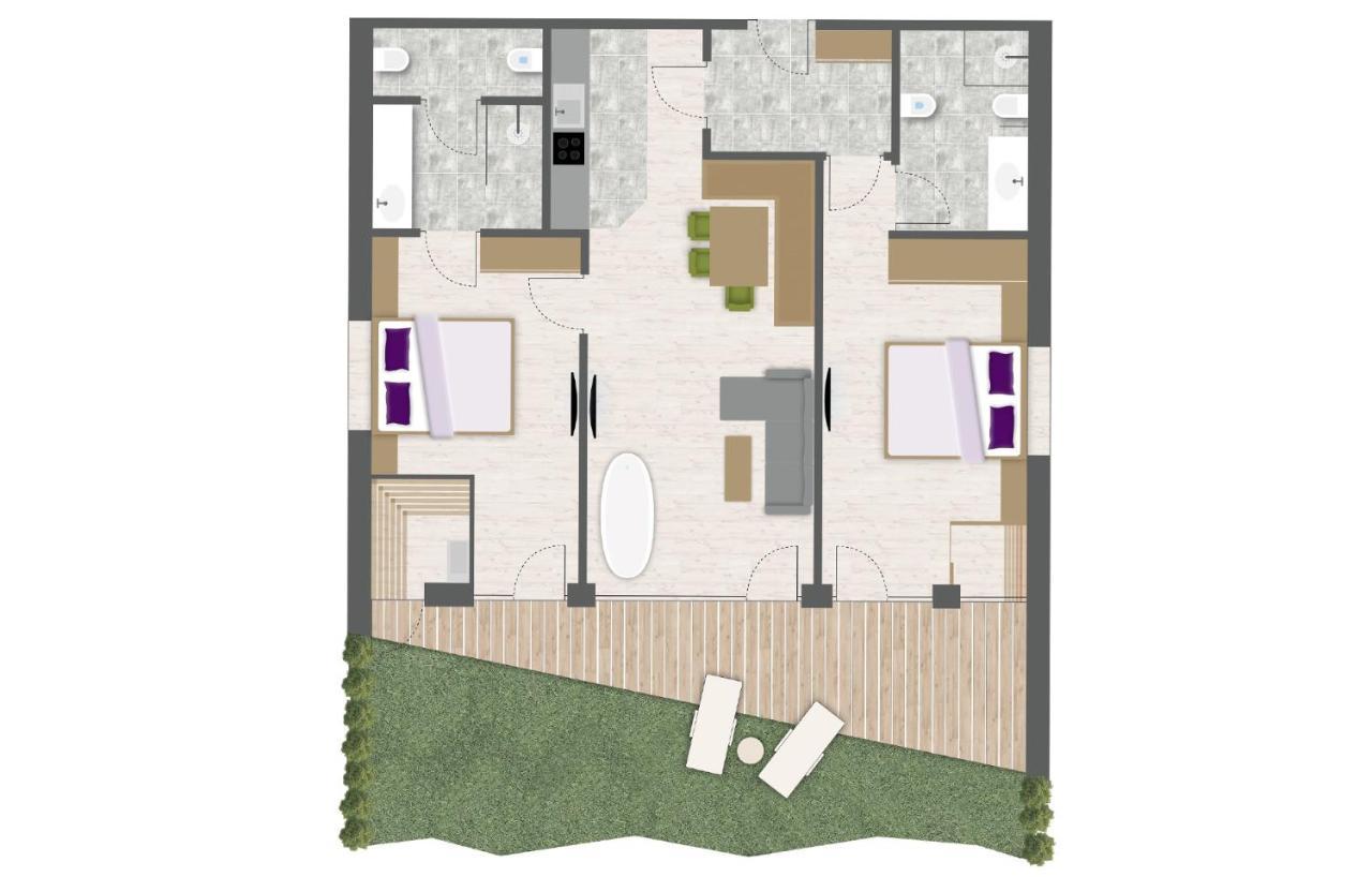 מרנזה Aparthotel Panorama Living Dolomites מראה חיצוני תמונה