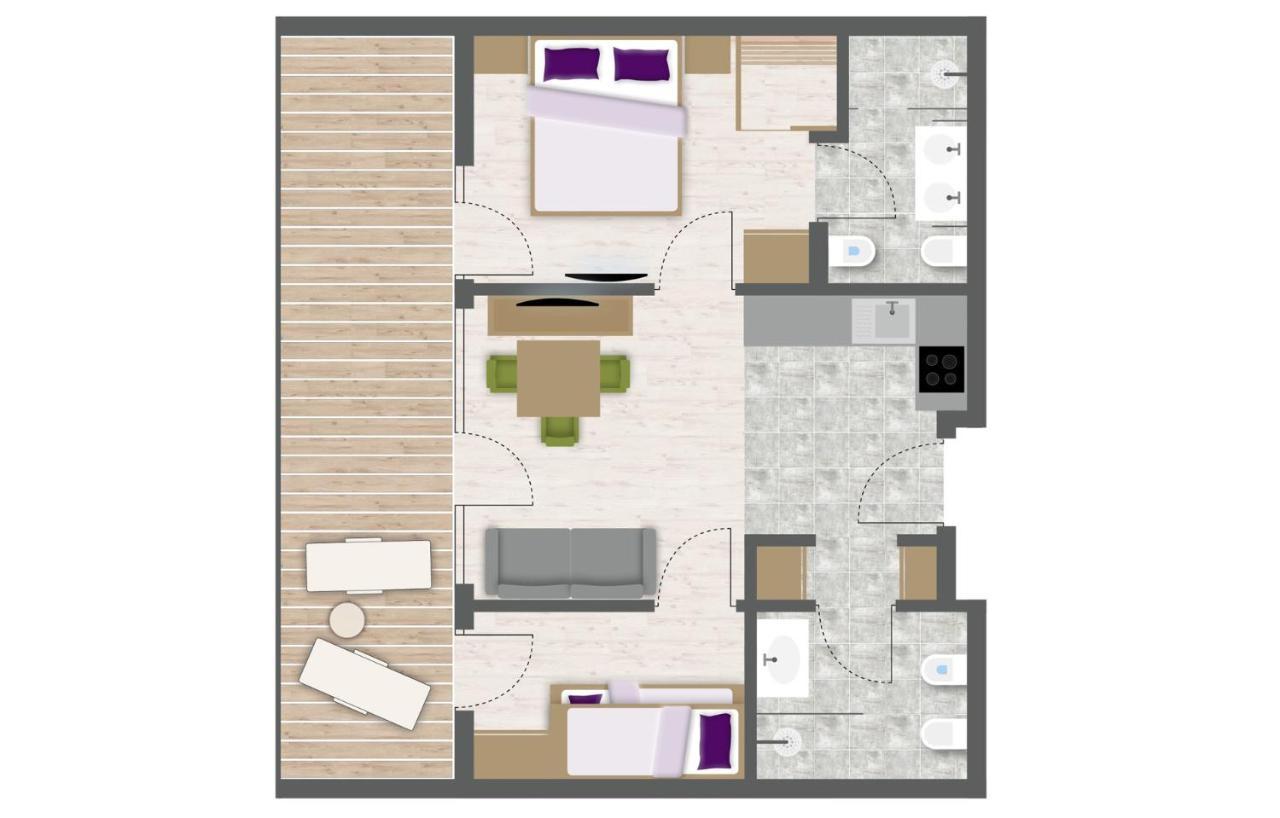 מרנזה Aparthotel Panorama Living Dolomites מראה חיצוני תמונה